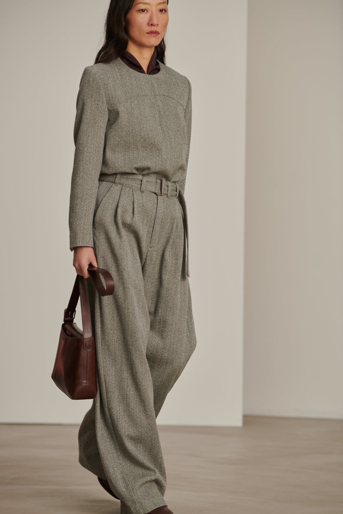 Chemise Clarisse - Gris Chiné - Laine - Femme