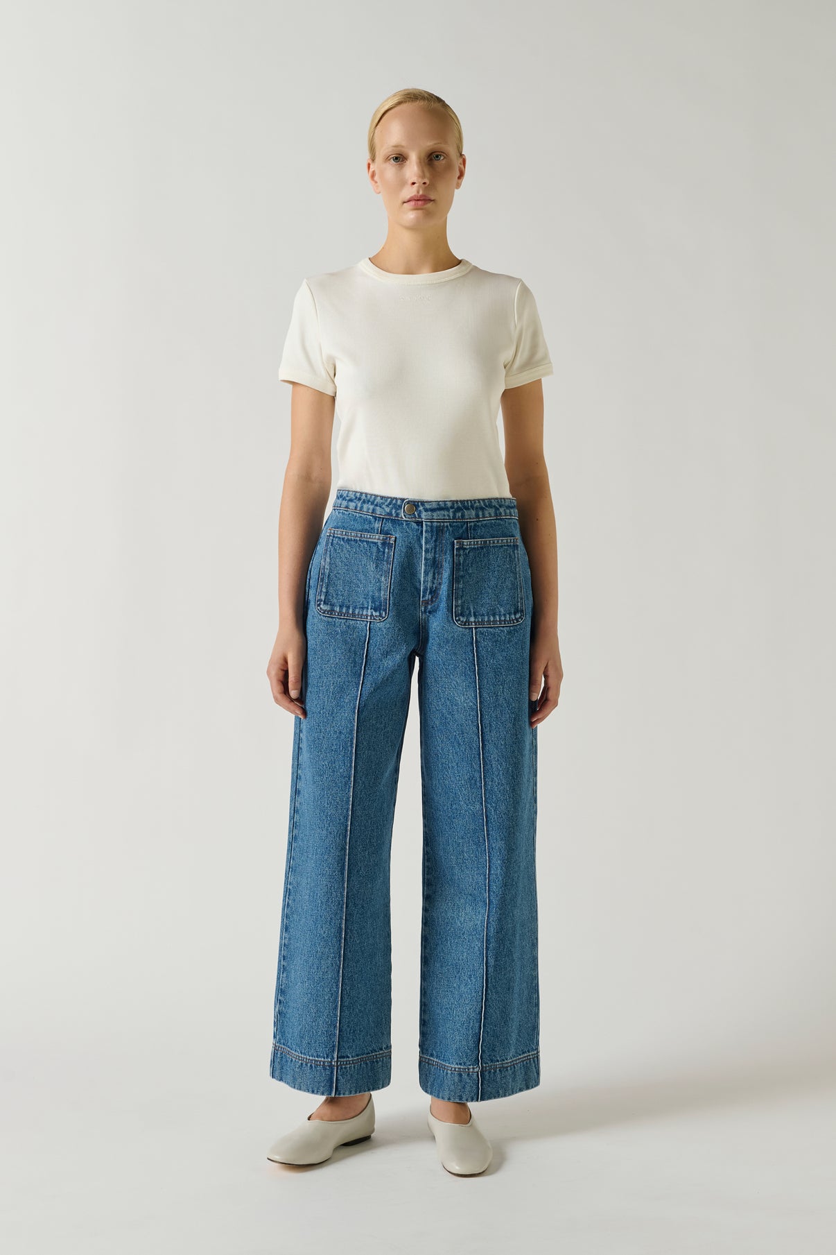 Jean Harry - Denim Bleu Delave - Femme vue 2