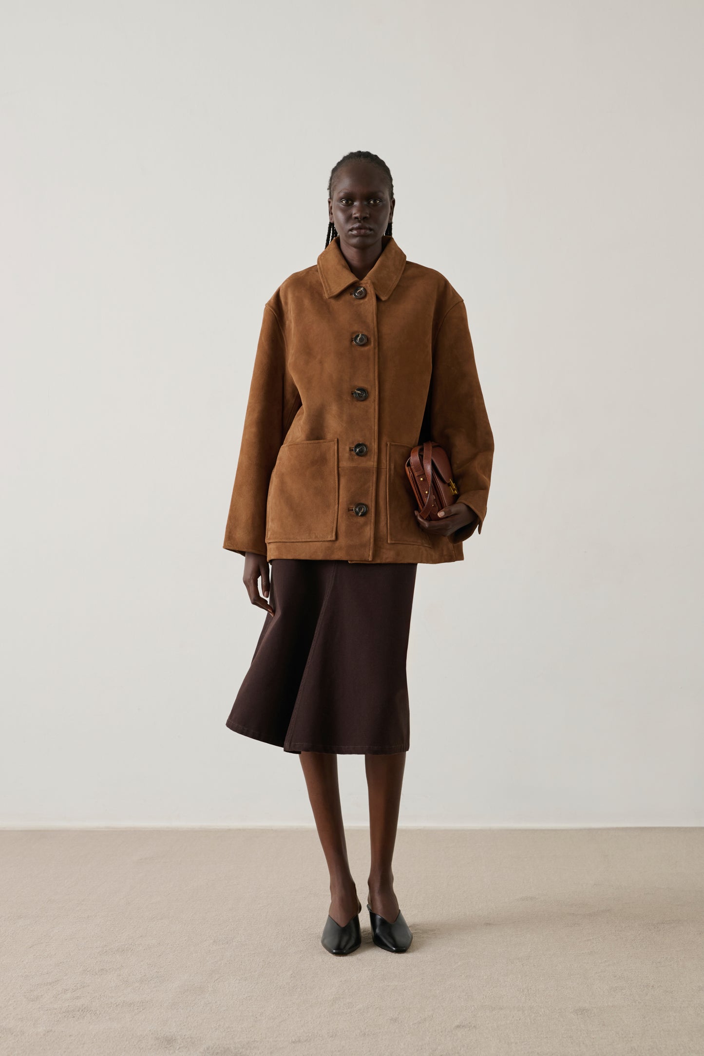 Veste Vincenzo - Naturel - Cuir - Femme