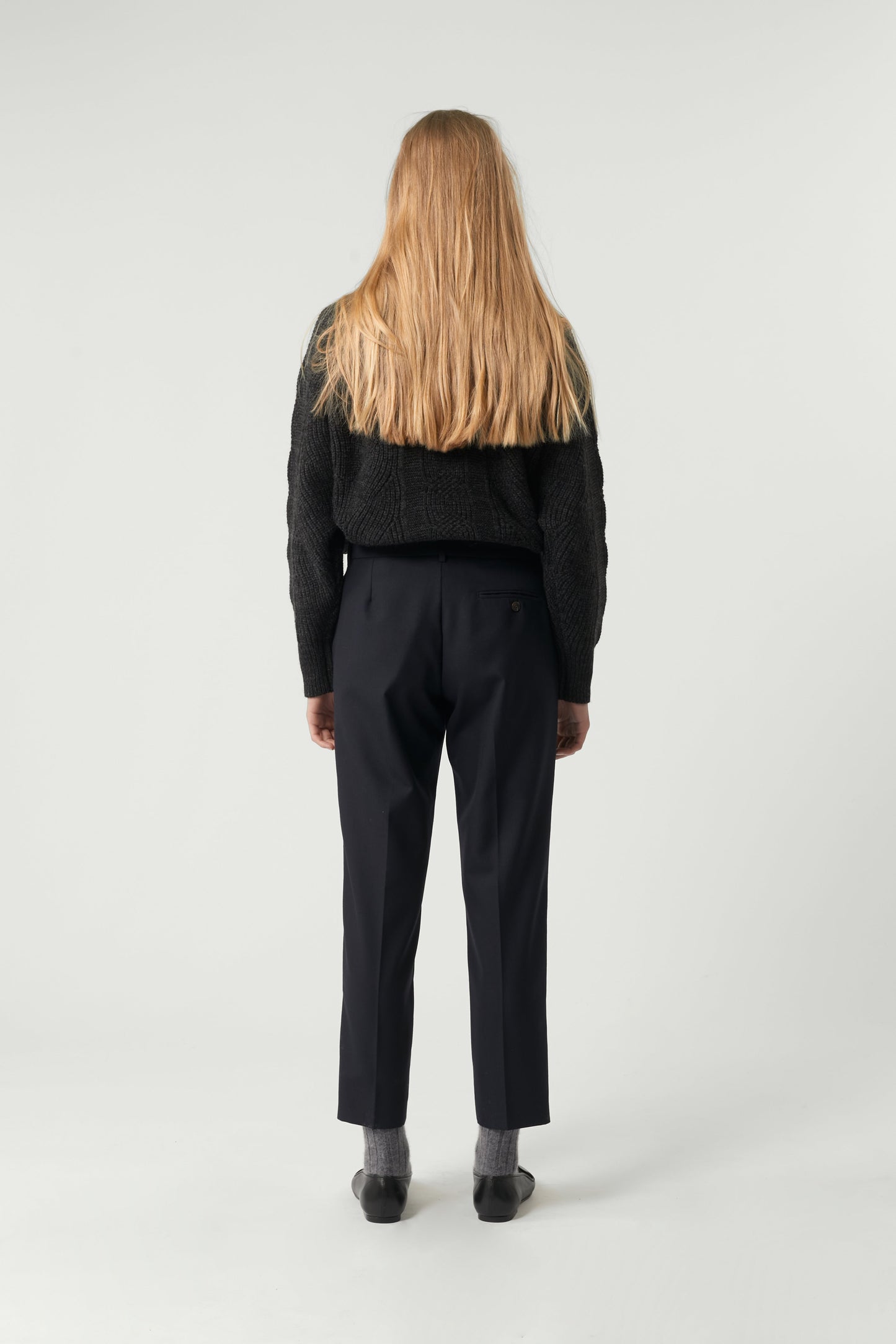 ADELE NAVY TROUSERS